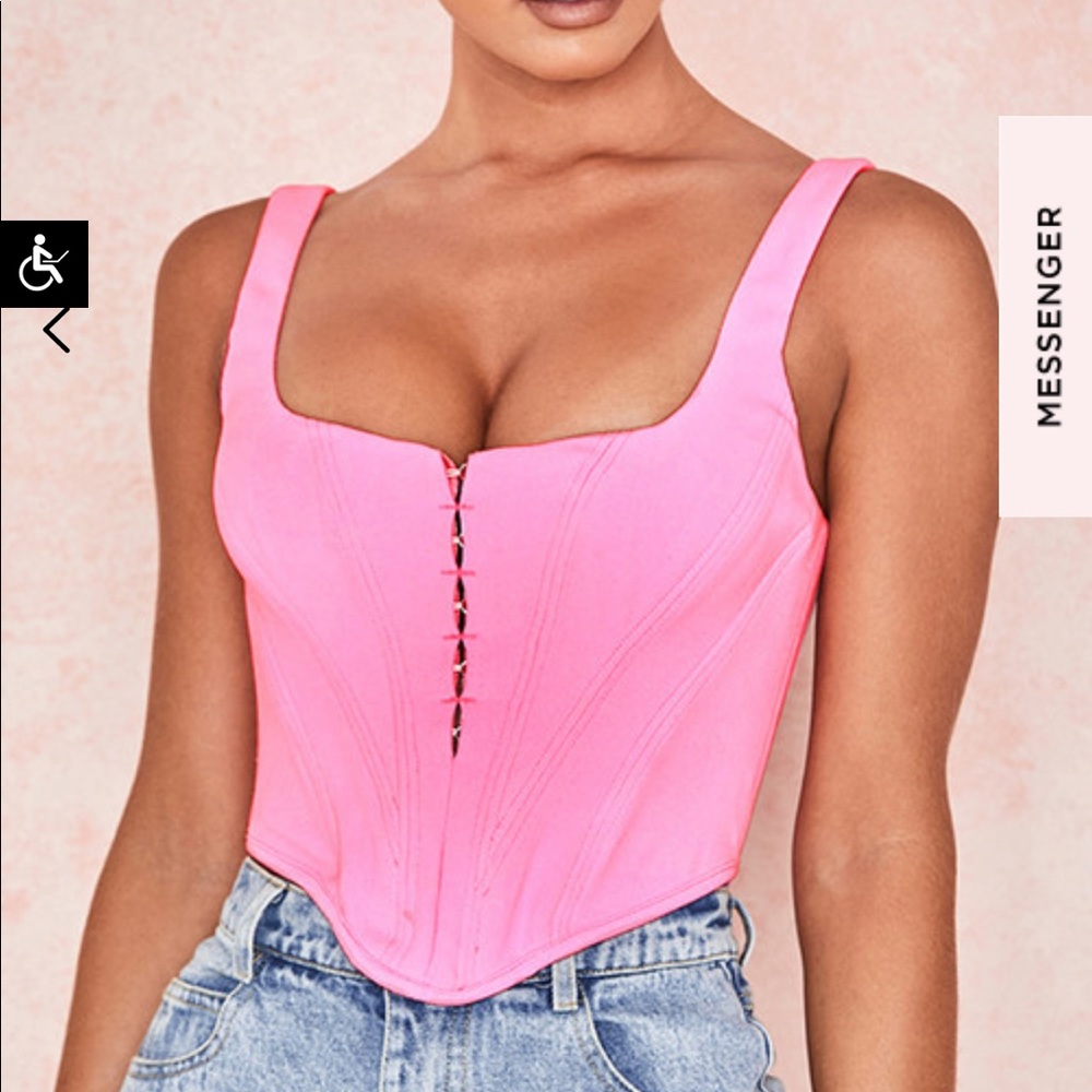 House of CB Frangelica Pepto Pink Corset